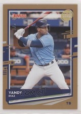 2020 Panini Donruss Press Proof 3/5 Yandy Diaz #190 0c6