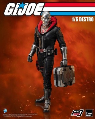 Threezero FigZero GI Joe Destro 1/6 Scale Actionfigur Hasbro 12'' Sammlerstück