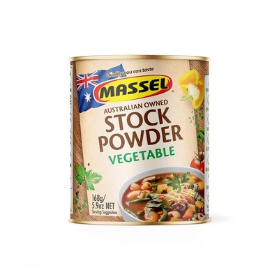 Massel Vegetable Bouillon Powder, Gluten Free, Low 5.88 Ounce (Pack of 1) 
