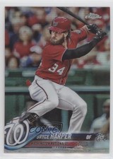 2018 Topps Chrome Refractor Bryce Harper #139 9xo
