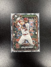 2024 Topps Holiday - #H183 Paul Goldschmidt Silver Tree Border