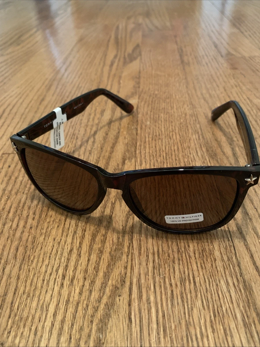 Tommy Hilfiger Brown Plastic Frame Sunglasses for Women | eBay display picture 1