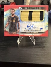 2025 Topps Inception Mls Denis Bouanga Jumbo Relic Autograph Red /10