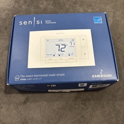 Emerson Sensi Touch Wi-Fi Smart Touchscreen Thermostat - White (ST55U)