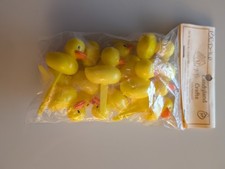 Yellow Rubber Duck Ducky Duckie Cupcake Picks...