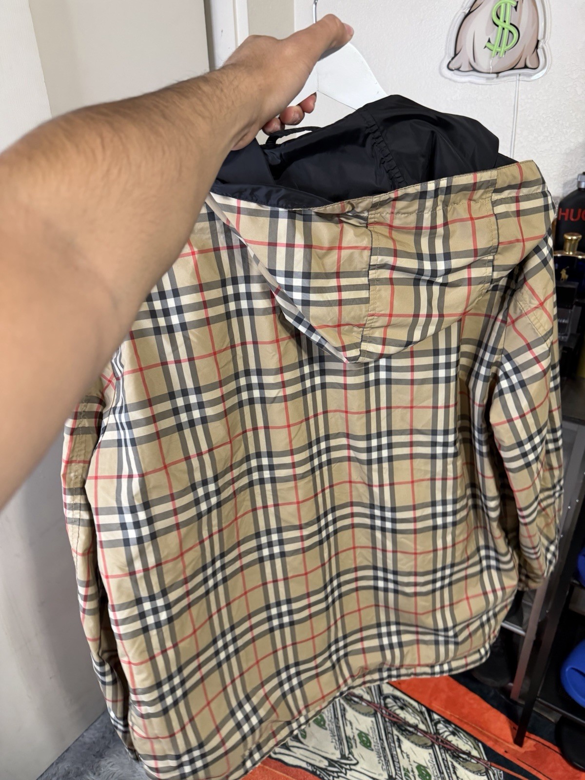 Burberry Reversible Jacket Size Large - image 6