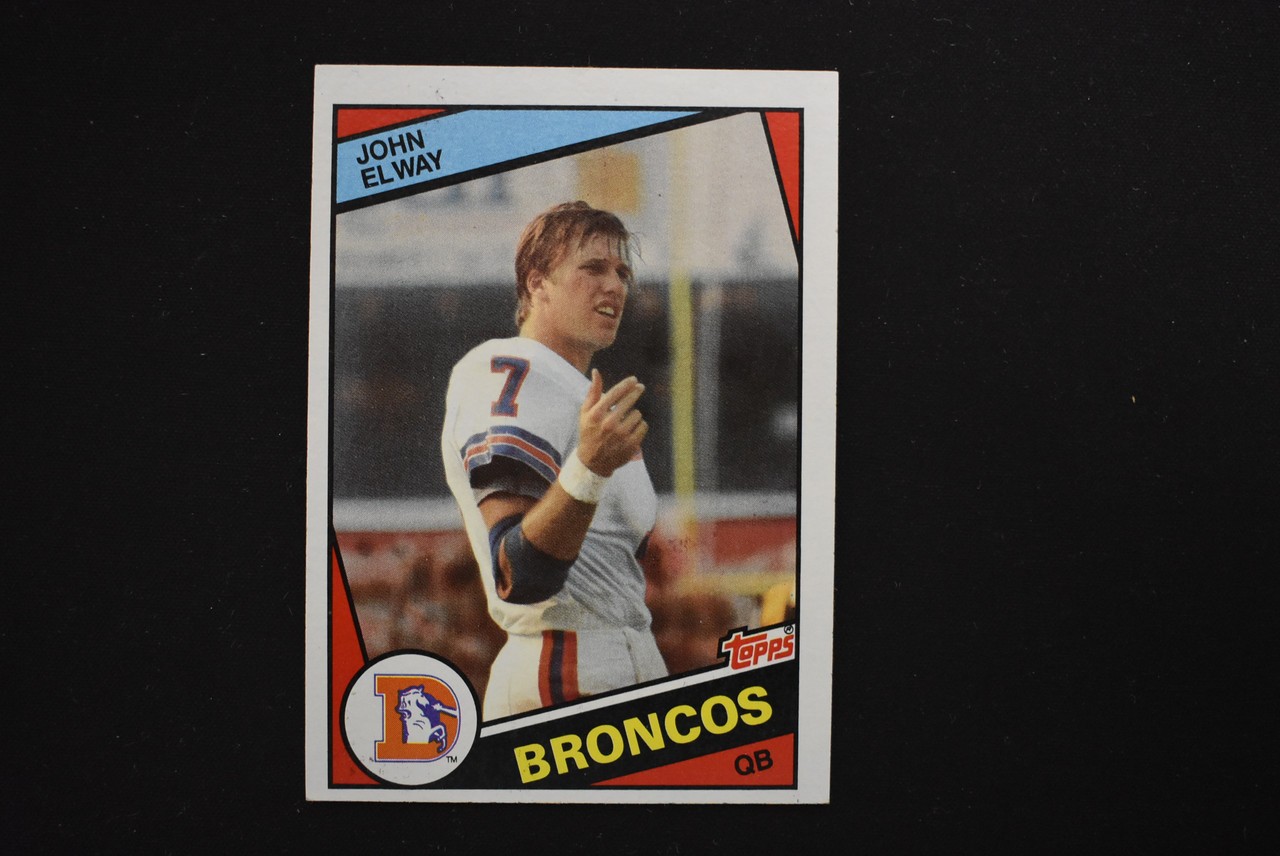 John Elway 1984 Topps #63 Denver Broncos Rookie Card RC