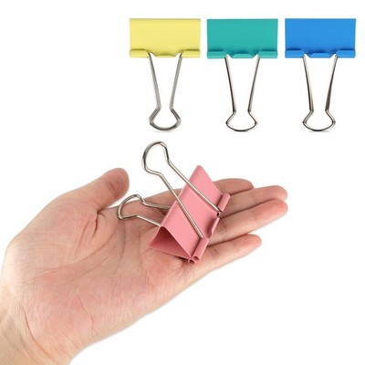 Extra Large 2-Inch Colored Binder Clips, 2.00, Pink, Blue, Green, Yellow