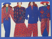 1989 Koala Blue Ad Card / Four Groovy Women  ...