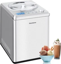 2.64Qt Automatic No pre-Freezing Ice Cream Maker Electric Yogurt Gelato Machine
