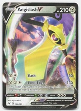 Pokemon Aegislash V 126/185 Vivid Voltage Holo NM