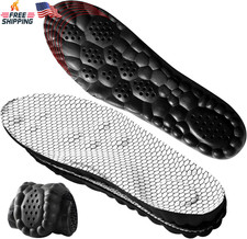 4D Cloud-Soft Comfort Soles for Men - Memory Foam Steppers Insoles with Fresh-Te