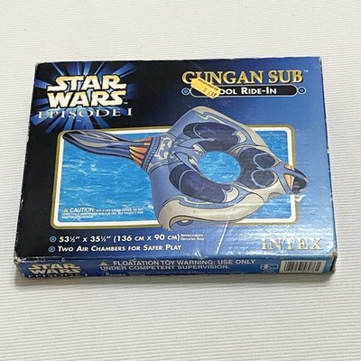 Star Wars Gungan Sub Pool Ride-In Episode I 53'' X 35'' Vintage Intex Pool Float