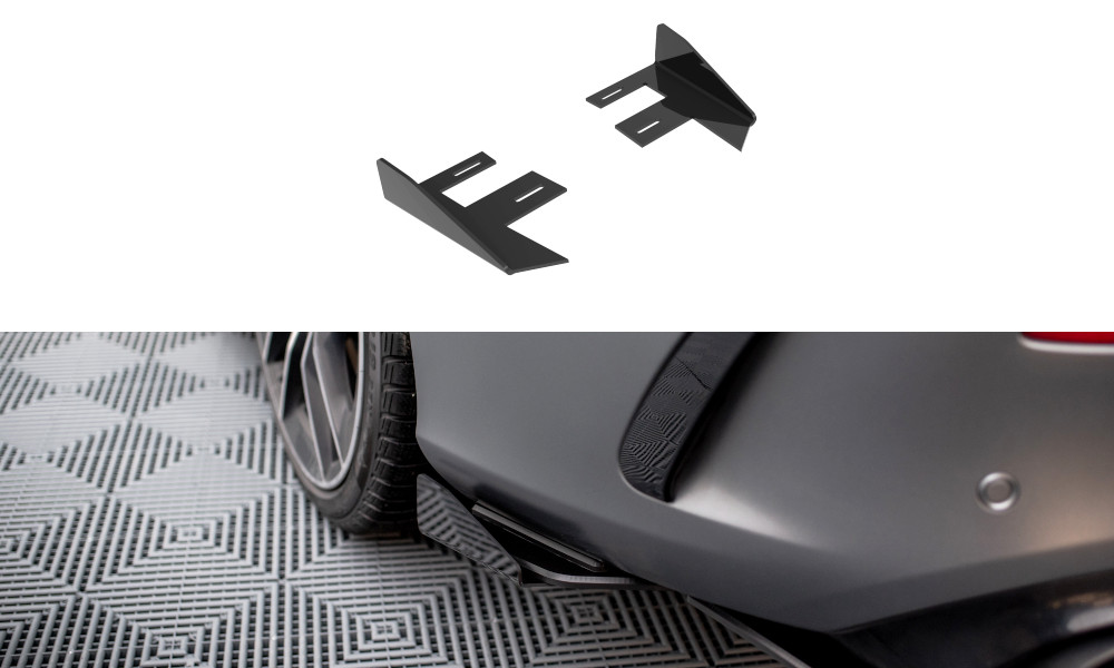 Extensions de pare-chocs arrière Maxton pour élargir le look de la C43 AMG