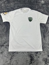 Mens Sportswear Round Neck Short Sleeve T-Shirt S White A9-11
