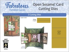 Open Sesame Card Cutting Dies - Interactive Pop-Up Die Set NEW  Scrapbook Craft