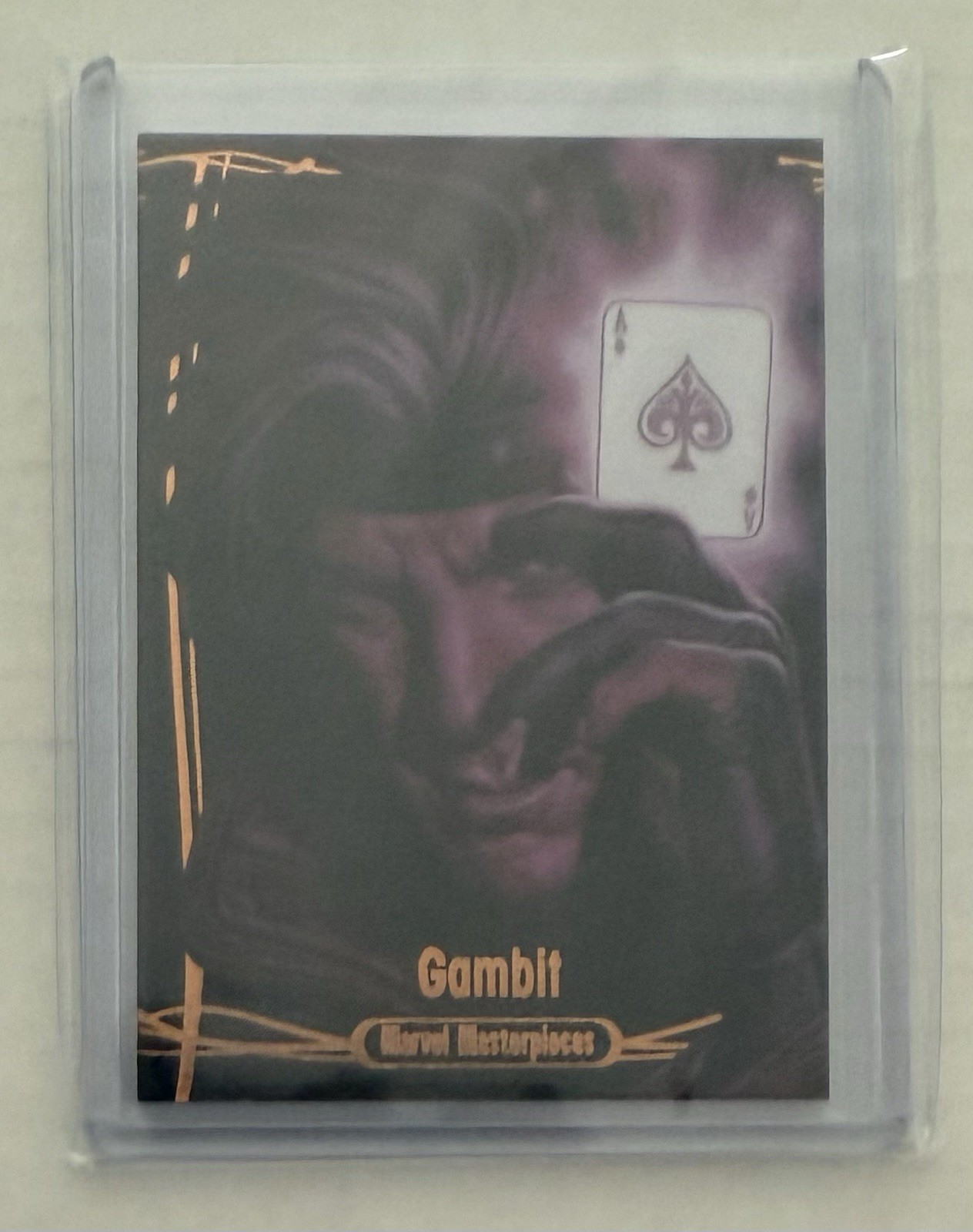 2016 Marvel Masterpieces Legendary Orange Parallel Gambit /99