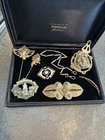 VTG Estate Costume Jewelry Mix Art Deco Victorian Brass/gf/watch Chain