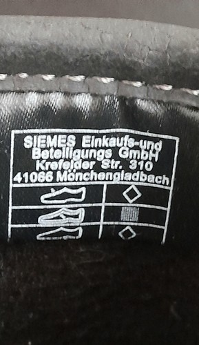 Schwarz-graue Kunstleder 👢 Stiefeletten, 8 cm Absatz, Gr. 42 passt bis Gr. 43 - Bild 7 von 24