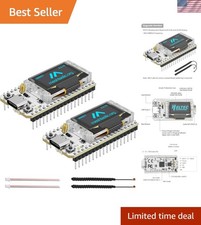 2pcs LoRa V3 Development Board with OLED Display  Integrated WiFi/Bluetooth