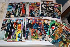 Complete Set Batman Knightfall 1 -19 w variants newsstands NM avg 25 comics Bane