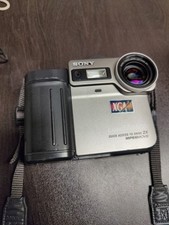 VTG Sony Mavica MVC-FD81 Digital Camera Silver Tested Works