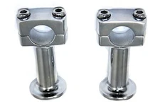 3 inch Post Riser Set Chrome fits Harley Davidson