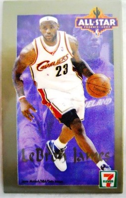 2009 Phoenix NBA All-Star CHINESE 7-11 STICKER #nno RETAIL ONLY CHINA UNSTUCK