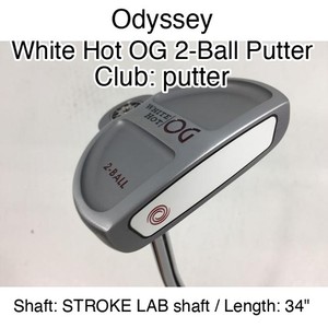 odyssey stroke lab 2 ball putter | eBay