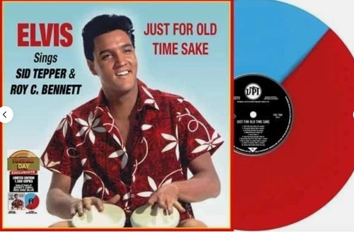 ELVIS PRESLEY  Just For Old Time Sake RED & BLUE Split VINYL SEALED rsd 2025 NEW