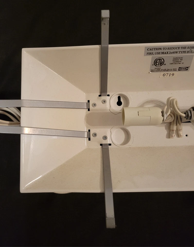 Ikea Gyllen Graffiti Wall Hanging Light Sconce Glass Vintage 1990s V0409 - Image 2 of 4