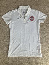 Nike Dri-fit Polo USA Paralympic Team, White, Women  s Small