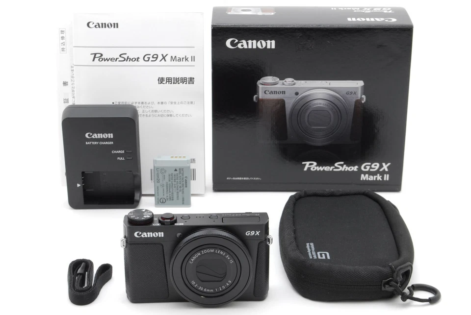 [TOP MINT] Canon Powershot G9X Mark II Black Compact Digital Camera From JAPAN - Image 3 of 4