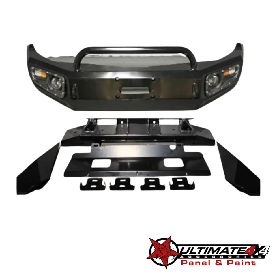 Mitsubishi Triton 2019–2020 U Loop Bull Bar & Skid Plate Front Guard Set - image 2 of 4