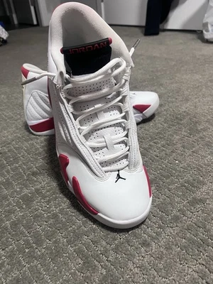 Jordan 14 Retro White Varsity Red - огромный выбор по лучшим ценам