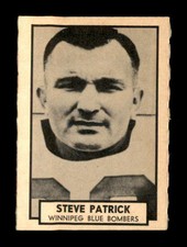 1962 Topps CFL #160 Steve Patrick  EXMT/EXMT+ X2486334