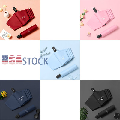 Windproof Travel Umbrellas for Rain - Easy Auto Open Close, Durable & Compact Um