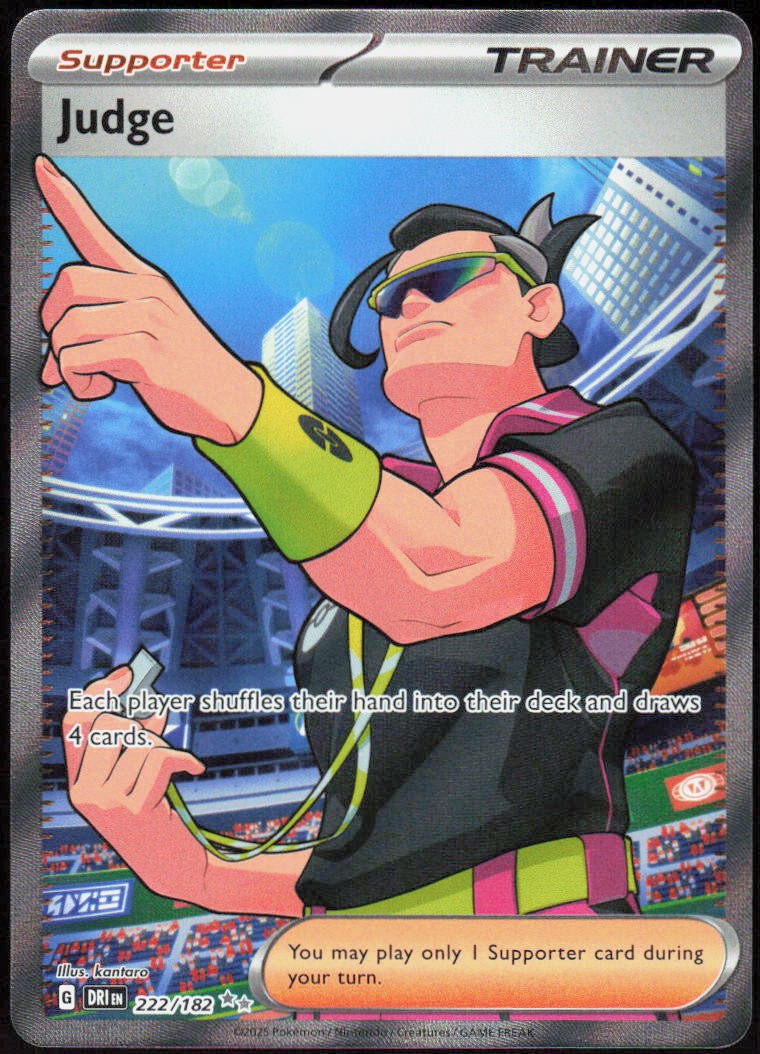 Judge 222/182 Holofoil Ultra Rare Destined Rivals NM Pokemon