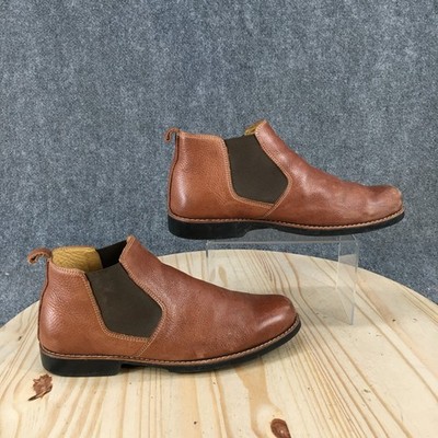 SANDRO Sandro Moscoloni Boots Mens 9.5 D Casual Chelsea Boot 28003 Brown Leather