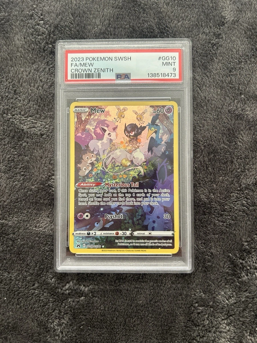Mew GG10/GG70 Crown Zenith: Galarian Gallery Just Listed 2026