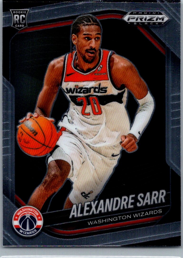 2024-25 Panini Prizm Black #46 Alexandre Sarr
