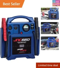 Jump-N-Carry 1700 Peak Amp 12V Jump Starter for All Vehicles with Charging Cable
