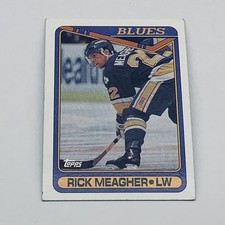 1990-91 Topps - Rick Meagher #125 St. Louis Blues