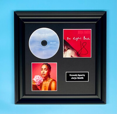 Jorja Smith Signed Photo & CD Framed & COA Autograph Music Memorabilia Poster