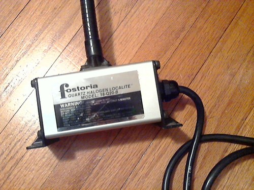 VINTAGE FOSTORIA INDUSTRIES LOCALITE HALOGEN GOOSENECK 18-Q20-B WORK LIGHT Works - Picture 7 of 9