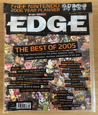 NEW SEALED EDGE Magazine Issue 158 January 2006 with Nintendo Wallplanner Poster