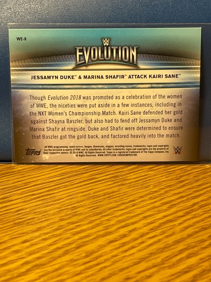 2019 Topps Wwe Women's Division Women's Evolution Jessamyn Duke & Marina Shafir - Image 2 of 2