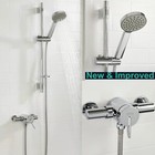 BRISTAN Sonique Exposed  3 Thermostatic Single Lever Shower c/w Kit, Chrome