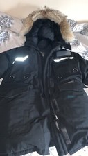 Canada Goose Resolute Black Parka Size L
