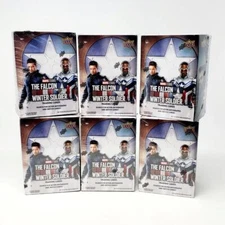 Upper Deck UD Marvel Falcon and the Winter Soldier Lot of 6 Retail Blaster Boxes